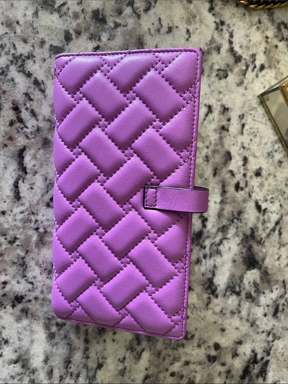 Purple Quilted Women's Wallet - Unbranded